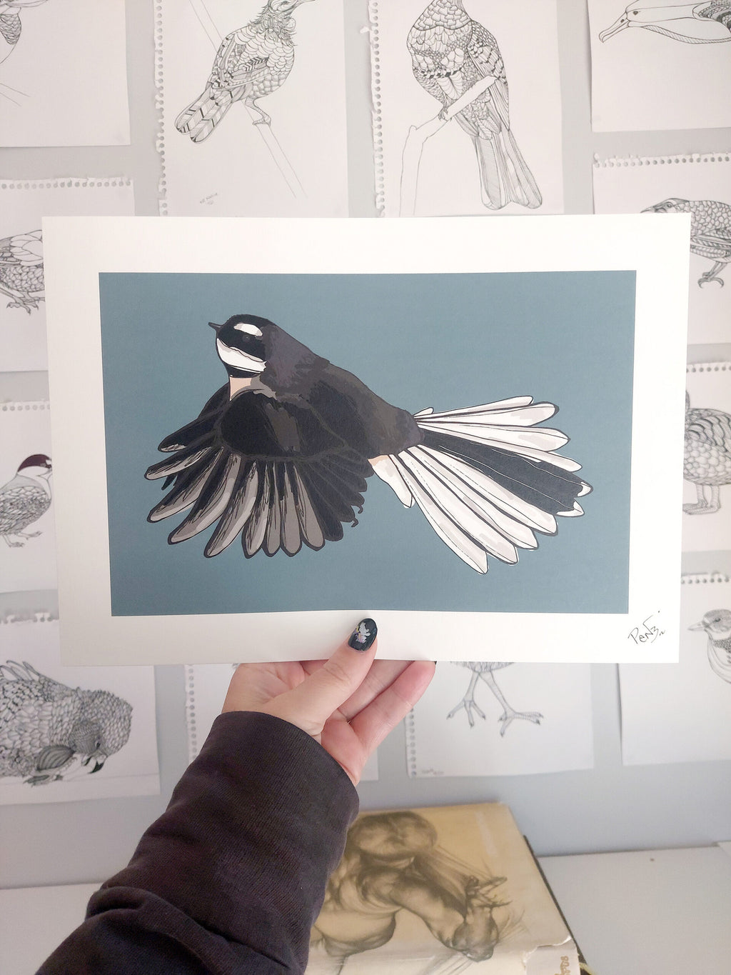 Fantail Art Print