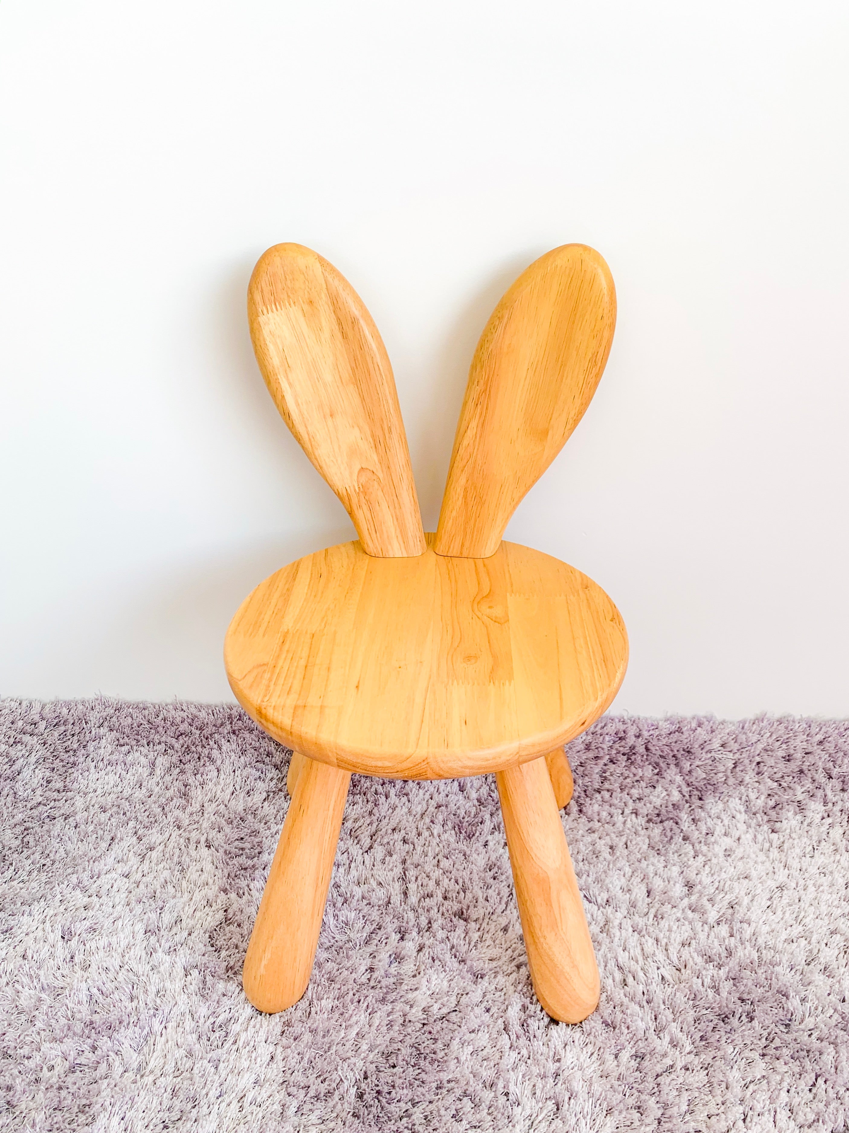 Solid Wood Kids Furniture Zoo Bunny Chair